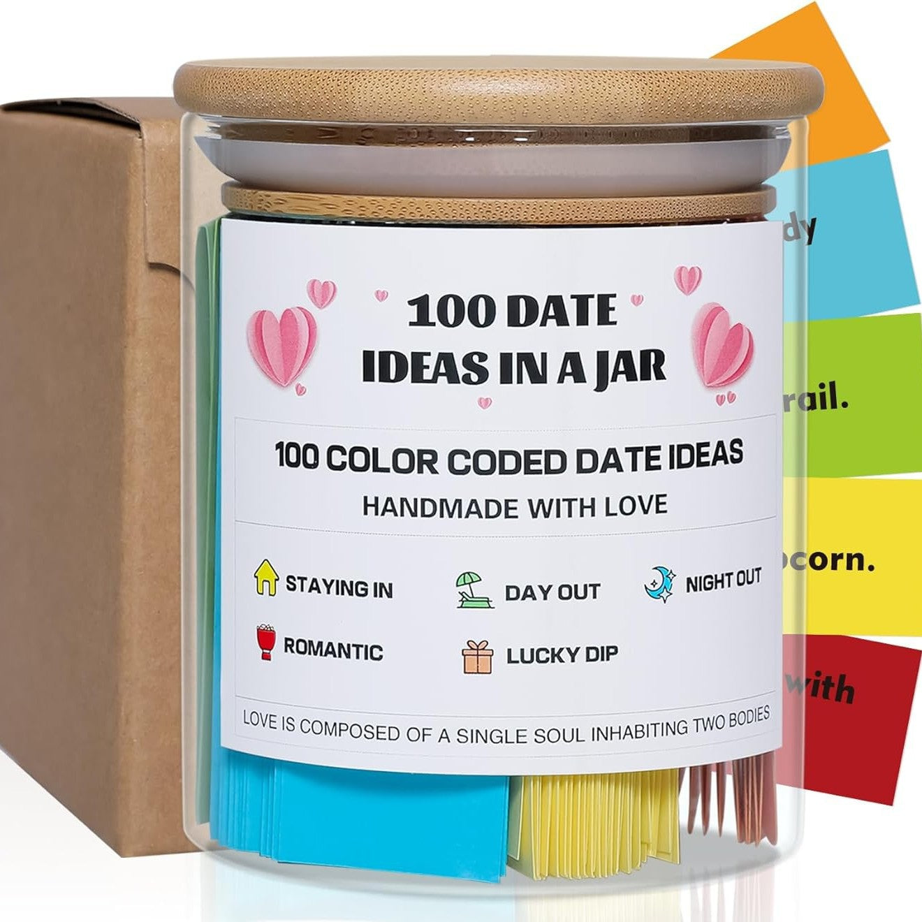 100 Date Ideas In A Jar